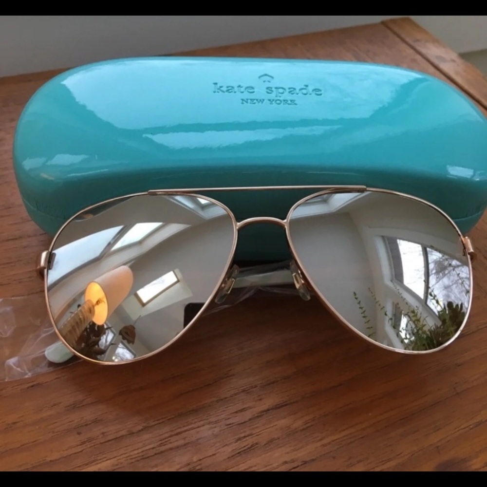 Kate spade blossom mirrored aviators